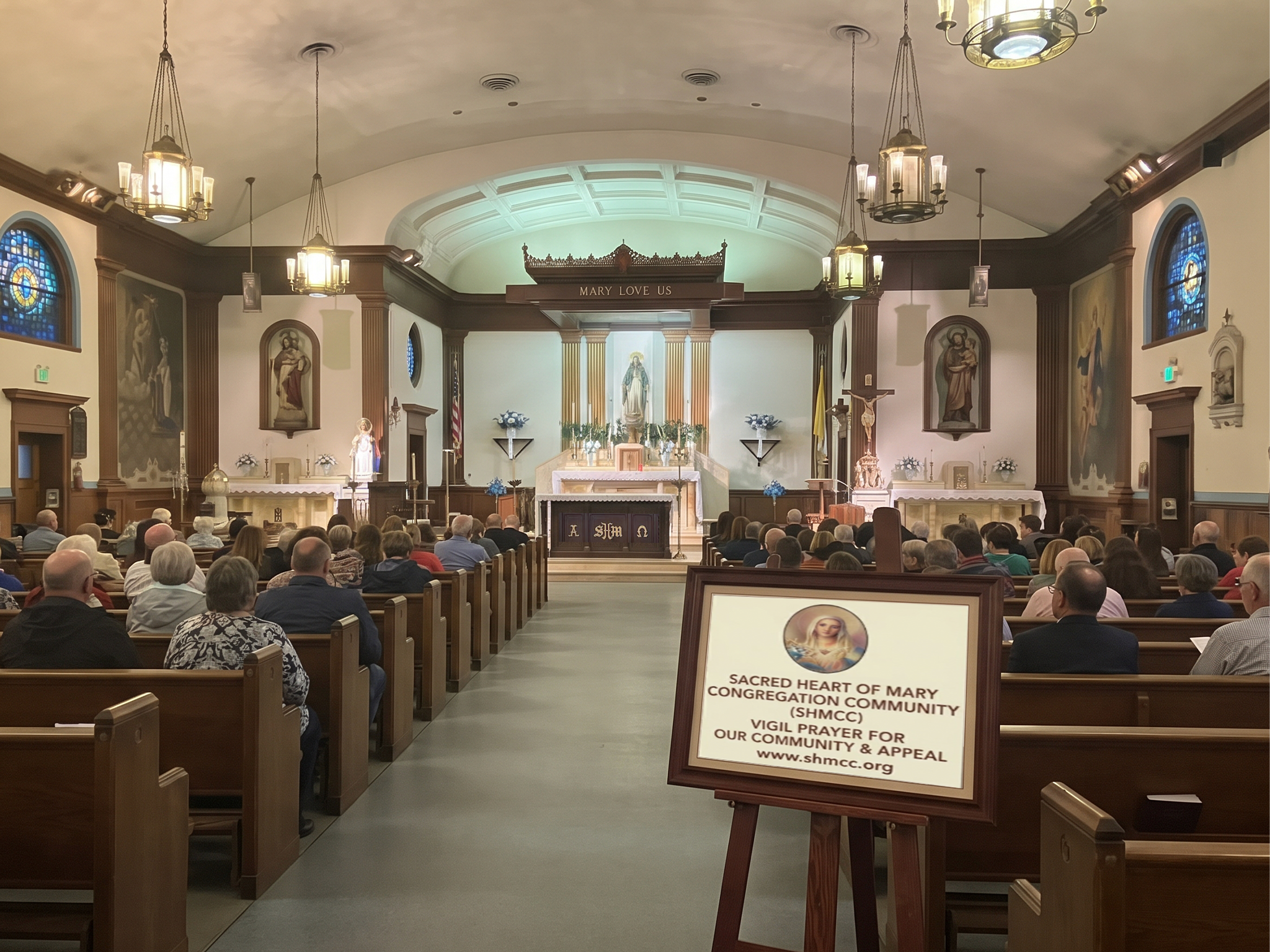 Sacred Heart of Mary Congregation Community Vigil Prayer